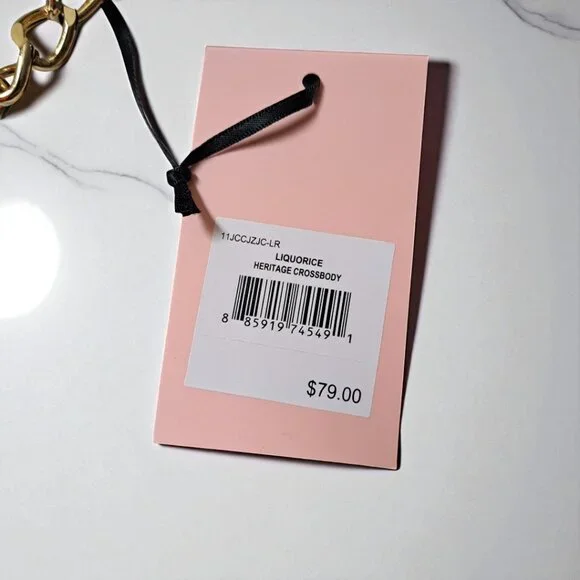 Juicy Couture Black Heritage Crossbody Camera Bag NWT - Picture 9 of 9